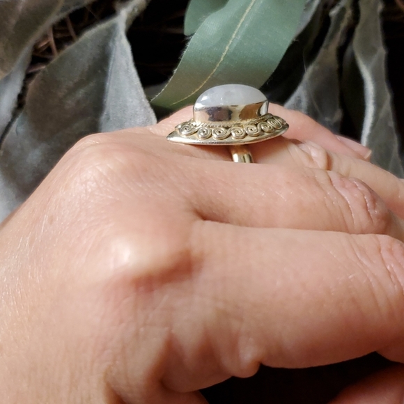 Doug Paulus moonstone ring - Picture 2 of 8